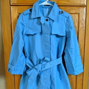 Gap Blue Trench Coat